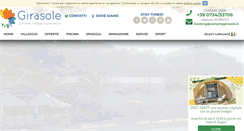 Desktop Screenshot of campinggirasole.it